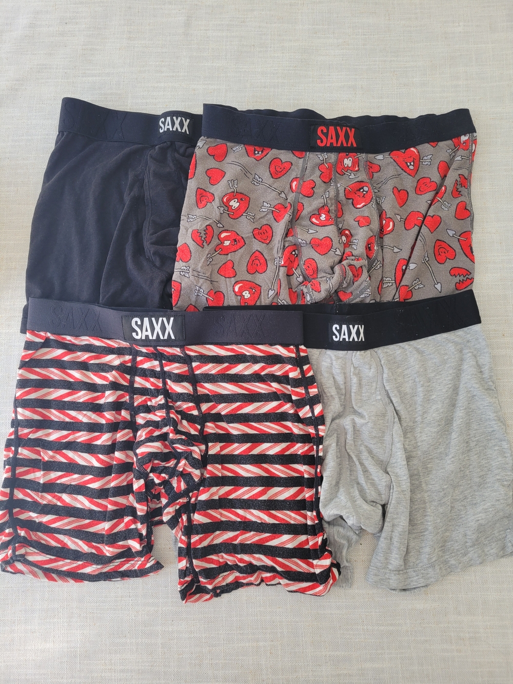 SAXX Men’s Boxer Briefs - Vibe & Undercover Bundle of 4